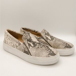 Vince Camuto Snakeskin Slip On Sneakers